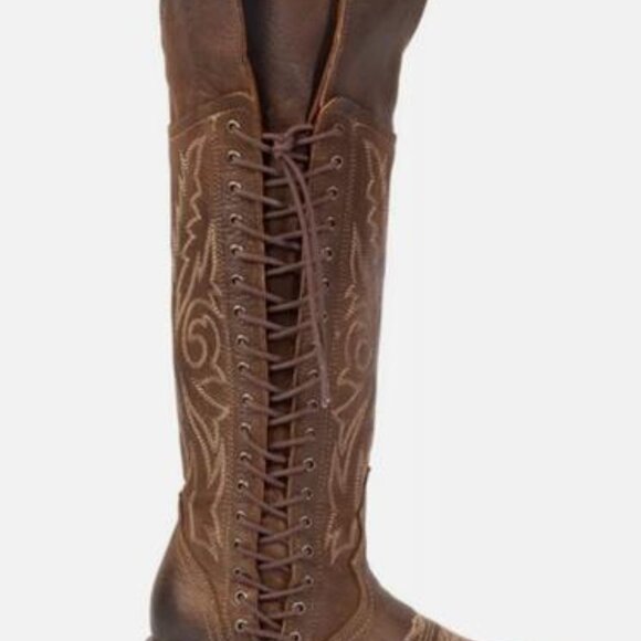 Size 10 Womens Freebird Wesley Tall Brown Western Cowboy Boots-NEW IN BOX! - Picture 4 of 12